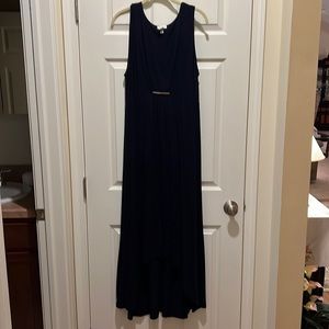 Chico’s size 2 Navy blue maxi dress